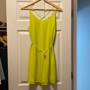 Lime green dress